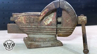 1950s Wilton quotShop Kingquot Vise Restoration [upl. by Namreg386]