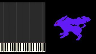 Pokaymon GSC  Pokégear Radio Unown GBC Synthesia [upl. by Nnel]