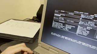 490xcdt Toshiba Bios password bypass reset  vintage toshiba [upl. by Blondell]