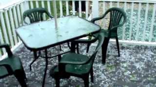 Severe Supercell Hailstorm in Upstate NY  52214 [upl. by Airtemad851]