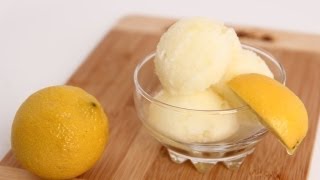 Homemade Lemon Sorbet Recipe  Laura Vitale  Laura in the Kitchen Episode 612 [upl. by Yldarb388]