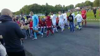 Svenska cupen Torslanda IK AIK 12 09 2012 Halvlek spelarna går av planen [upl. by Phaedra]