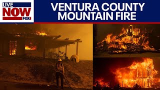 HAPPENING NOW Ventura County fire burns over 8000 acres [upl. by Card]