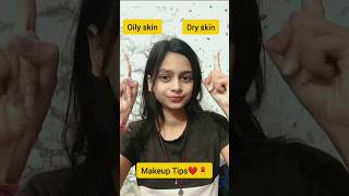 Oily skin vs Dry skin ❤sanyayadav shortvideo skin [upl. by Daile]