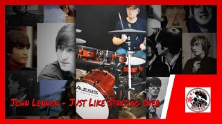 John Lennon  Just Like Starting Over  Drum Cover johnlennon johnlenon drums cover [upl. by Petie]