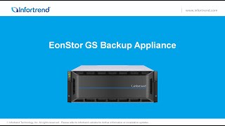 EonStor GS Backup Appliance Product Introduction [upl. by Enihpets]