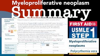 Myeloproliferative neoplasm Summary in HindiUrdu [upl. by Josler]