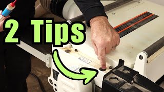 Jet 20quot Planer 2 Maintenance Tips [upl. by Onid825]