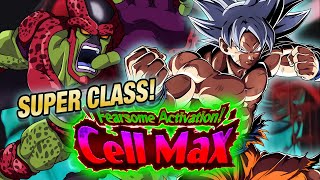 SUPER CLASS UNITS VS FEARSOME ACTIVATION CELL MAX STAGE 2 DBZ Dokkan Battle [upl. by Herwick]