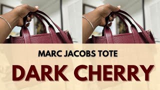 NEW Marc Jacobs Tote Bag in Dark Cherry [upl. by Henrik]