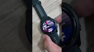 How to start running and press button in Garmin watch howto tricks [upl. by Johnny]