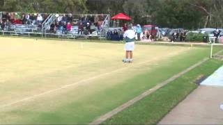 Croquet Final BamfordFletcher silent Game 1 start 2012 [upl. by Eppesiug265]