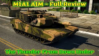 M1A1 AIM Full Squadron Vehicle Review  Is It Worth Buying Or Grinding Aussie Abrams War Thunder [upl. by Reehsab]