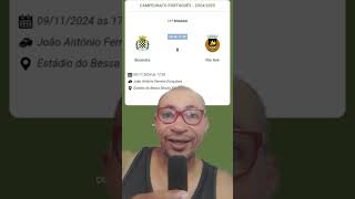 CAMPEONATO PORTUGUÊS  20242025  RODADA 11°  BOAVISTA VS RIO AVE [upl. by Butcher]