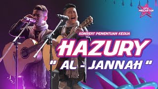 Sayu dengar Hazury dendang lagu AlJannah Mawi  Ceria Megastar [upl. by Htebesile]