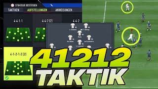 FIFA 22 Enge Raute 🥇 Meta Taktik amp Formation 412122 [upl. by Anelrad486]