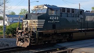 Norfolk Southern trains amp Amtrak trains 56  2024 [upl. by Chadburn]