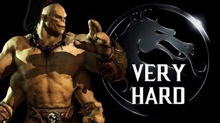 Mortal Kombat X  Goro Dragon Fangs Klassic Tower VERY HARD NO MATCHES LOST [upl. by Allys570]