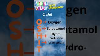 acute management of asthma attack mbbs medicalentranceexam [upl. by Dianne]