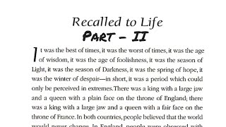 recalled to life part 2 in hindi  a tale of two cities by charles Dickens retold by jenny Dooley [upl. by Robin]