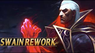 SWAIN REWORK 2024 NEW ABILITIES CHANGES PREVIEW  League of Legends [upl. by Adekram]