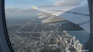 Lufthansa Airbus A380 take off at Miami Int Airport HD [upl. by Castro933]