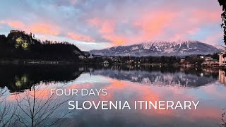 Four Days In Slovenia Itinerary Lake Bled Ljubljana Predjama Castle Recommendations  Parking [upl. by Ardnasirhc]