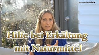 Schnupfen Husten Grippe schnell mit Naturmittel loswerden [upl. by Annatnas637]