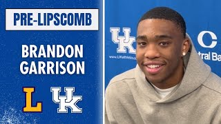 Brandon Garrison preLipscomb press conference  Kentucky MBB [upl. by Aihsat]