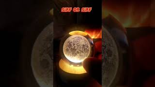 𝗣𝗿𝗼𝗱𝘂𝗰𝘁 𝗡𝗮𝗺𝗲  Crystal Ball Lamp LED 3D Moon Crystal Ball Night Lamp shortsfeed shorts [upl. by Nogas]