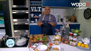 Receta de garbanzos guisados  Viva La Tarde  WapaTV [upl. by Zack]