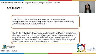 Acompanhamento da pesca do pepino do mar Holothuria  Halodeima grisea em praia do Piauí [upl. by Ahswat]