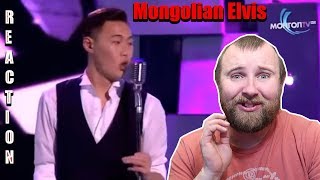 Mongolian Elvis EnkhErdene Mongolians got talent REACTION [upl. by Arehsat]