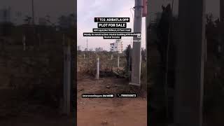 Plot for sale 📍TCS ADIBATLA OPPOSITE FOR 📞7995050673 plotforsale adibatla plots openplots [upl. by Godden]