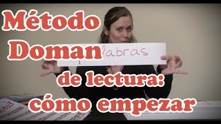 Método Doman lectura cómo empezar [upl. by Garaway]