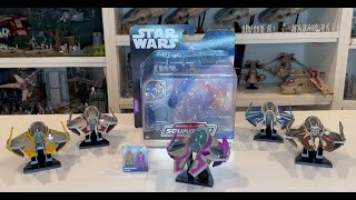 Star Wars Micro Galaxy Squadron Mace Windu Jedi Interceptor Review and Comparison [upl. by Dickson]