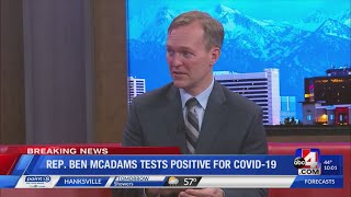 Utah Congressman Ben McAdams tests positive for coronavirus 10 pm [upl. by Archambault]