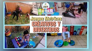 ⛹️Motricidad Gruesa🤹 juegos CREATIVOS y DIVERTIDOS para niños en casa habilidades motrice [upl. by Yasmine411]