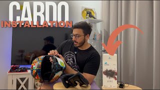 How to Install CARDO in Your Helmet  StepbyStep Guide  Pakistani Motovlogger [upl. by Araz]