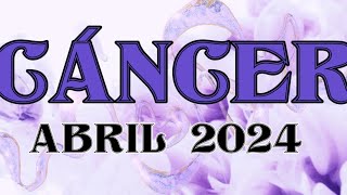 CÁNCER ABRIL 2024 UN ANTES Y UN DESPUÉS‼️EL UNIVERSO ABRE PUERTAS🛤️TE VERÁ Y LO QUE LE PROVOCARÁS [upl. by Adnamal614]