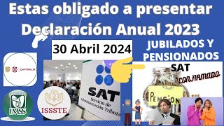 CARLOS MARTINEZ en vivo 🔴JubiladoPensionado Asalariado ¿Estas obligado a presentar Declaración🔴 [upl. by Schumer]