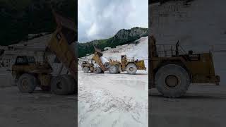 Handling of a marble block in a Greek quarry  Stone Group International [upl. by Trescha]