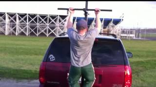 Mobile Pull Up Bar  FitHitchcom [upl. by Nyledaj]