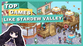 TOP GAMES like Stardew Valley [upl. by Sonja779]