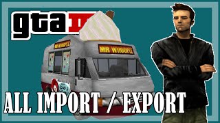 GTA 3  All Import  Export missions [upl. by Helgeson]