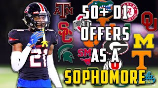 This SOPHOMORE Already Has 50 D1 OFFERS [upl. by Ainesey]