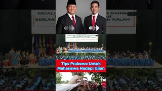 Prabowo  Hai Anak Muda Jangan Nangis Kalau Nagis Tidak Ada Suka Sama Kamu shortvideo [upl. by Balfore]