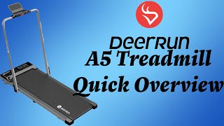 DeerRun A5 Pro Smart Treadmill Quick Overview [upl. by Annabell316]