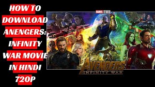 How to download Avengers Infinity War Hindi Dubbed Full Movie HD  DUAL audio  Better Print [upl. by Louls]