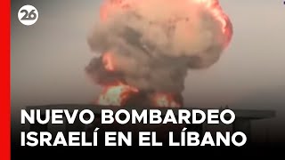 Israel bombardea Baalbek y aldeas del este del Líbano no incluidas en orden de evacuación [upl. by Deryl]